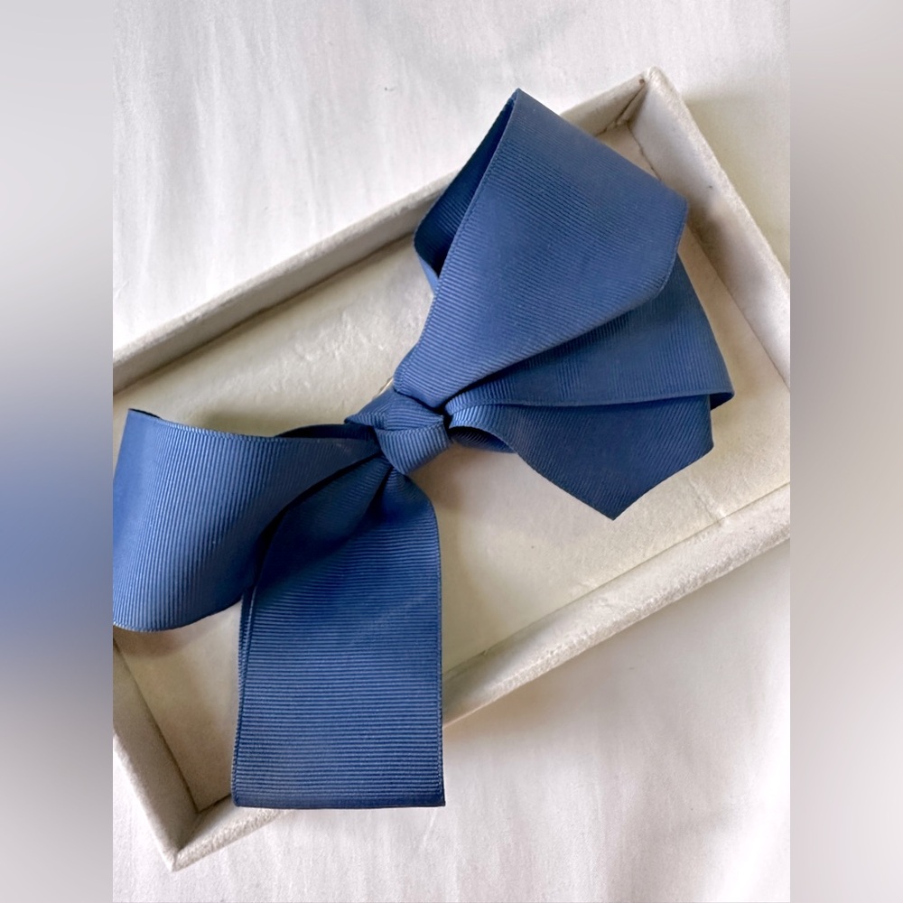 Navy Blue Hair Bow